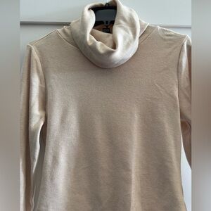 Forever 21 Cream Turtle Neck Sweater
